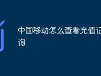 中國(guó)移動(dòng)怎么查看充值記錄查詢-路由網(wǎng)