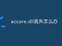 accore.dll丟失怎么辦-路由網(wǎng)