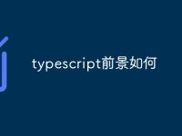 typescript前景如何-路由網(wǎng)