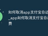 如何取消app支付寶自動(dòng)續(xù)費(fèi)_app如何取消支付寶自動(dòng)續(xù)費(fèi)-路由網(wǎng)