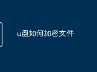 u盤如何加密文件-路由網