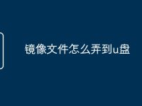 鏡像文件怎么弄到u盤-路由網(wǎng)