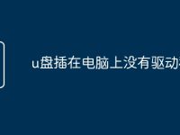 u盤插在電腦上沒(méi)有驅(qū)動(dòng)程序-路由網(wǎng)