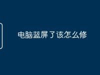 電腦藍(lán)屏了該怎么修-路由網(wǎng)
