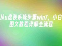 從u盤(pán)裝系統(tǒng)步驟win7，小白圖文教程詳解全流程-路由網(wǎng)