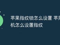 蘋果指紋鎖怎么設(shè)置 蘋果手機(jī)怎么設(shè)置指紋-路由網(wǎng)