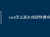 cad怎么延長線段快捷命令-路由網(wǎng)