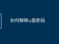 如何解除u盤密碼-路由網(wǎng)