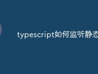 typescript如何監(jiān)聽靜態(tài)函數(shù)-路由網(wǎng)
