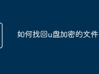 如何找回u盤加密的文件-路由網(wǎng)