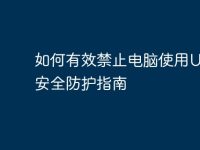 如何有效禁止電腦使用U盤：安全防護指南-路由網(wǎng)