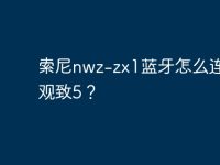 索尼nwz-zx1藍(lán)牙怎么連不上觀致5？-路由網(wǎng)