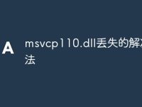 msvcp110.dll丟失的解決方法-路由網(wǎng)