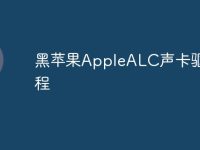 黑蘋(píng)果AppleALC聲卡驅(qū)動(dòng)教程-路由網(wǎng)