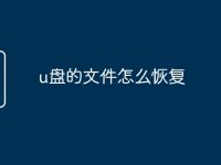 u盤(pán)的文件怎么恢復(fù)-路由網(wǎng)