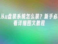 從u盤裝系統(tǒng)怎么裝？新手必看詳細圖文教程-路由網