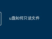 u盤如何只讀文件-路由網