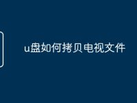 u盤如何拷貝電視文件-路由網(wǎng)