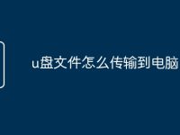 u盤(pán)文件怎么傳輸?shù)诫娔X-路由網(wǎng)