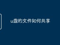 u盤的文件如何共享-路由網(wǎng)